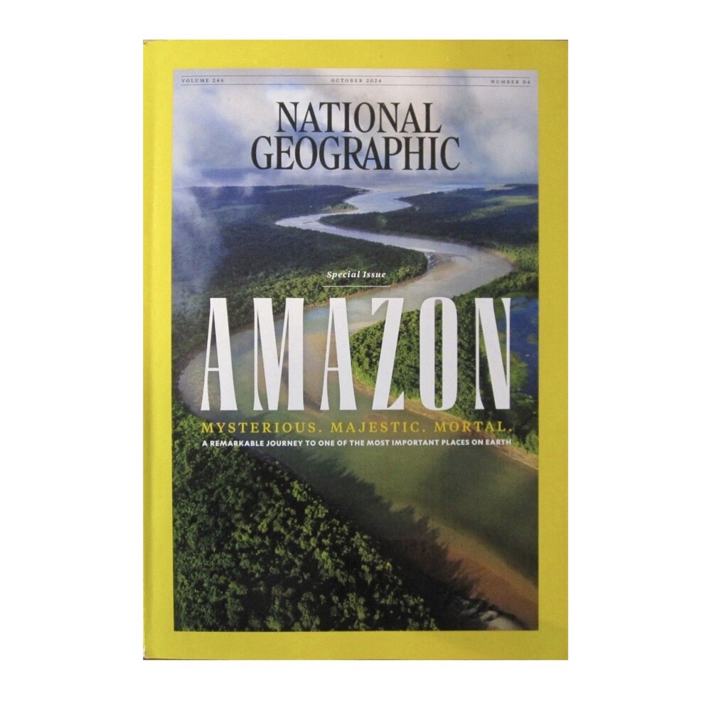 NATIONAL GEOGRAPHIC OCTOBER 2024 - AMAZON - MYSTERIOUS. MAJESTIC. MORTAL.